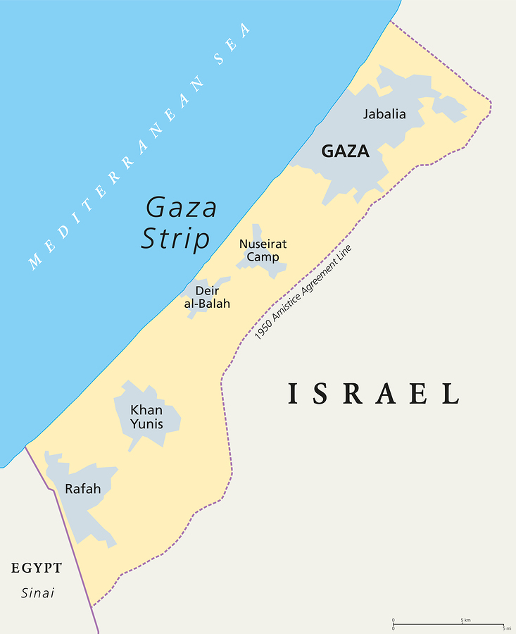 Bigstock Gaza Strip Political Map Self 239890192 1 